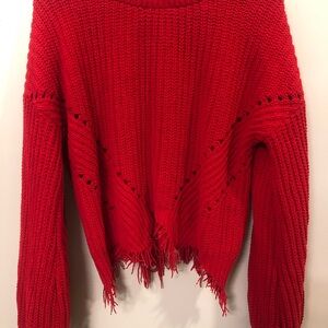 Red Knit Sweater